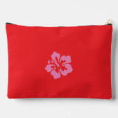 フラワープリントカットソーバッグ アクセサリーポーチ (裏面)