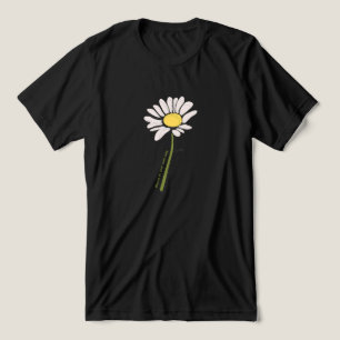 フラワープリントシャツ - 白 トライブレンドTシャツ