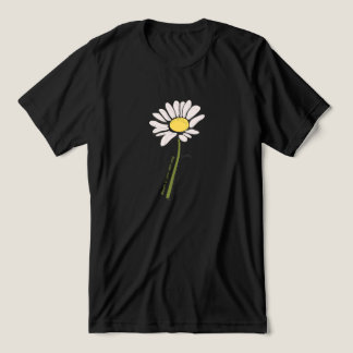 フラワープリントシャツ - 白 トライブレンドTシャツ
