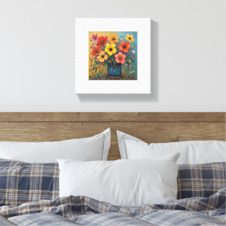 フラワープリント キャンバスプリント