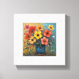 フラワープリント キャンバスプリント