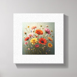 フラワープリント キャンバスプリント