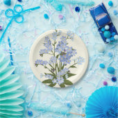 フラワープリント ペーパープレート (パーティー)