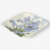 フラワープリント ペーパープレート (傾斜あり)