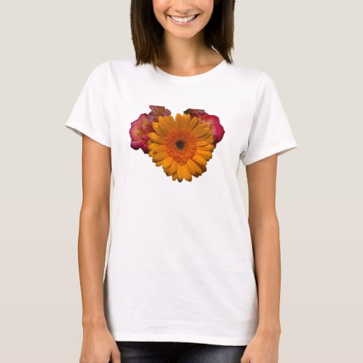 フラワープリント Tシャツ (正面)