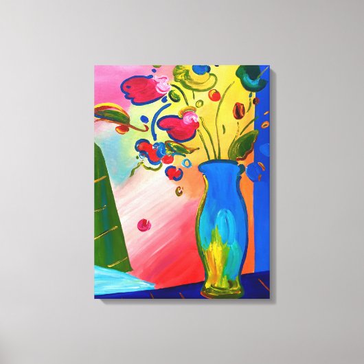 フラワープレミアムキャンバスプリント（光沢） キャンバスプリント (正面)