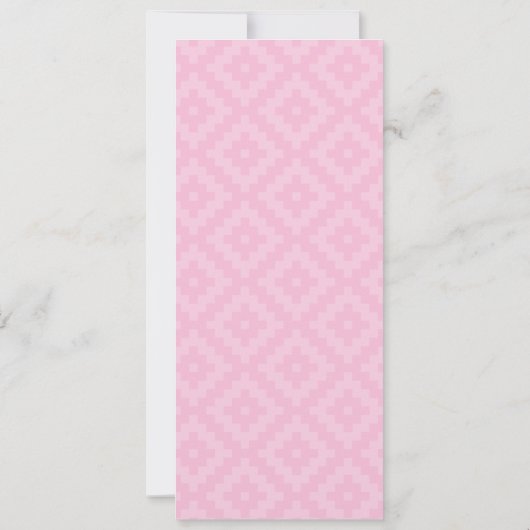 フラワーヘアバンドの誕生発表 4" x 9.25" 案内状 (裏面)