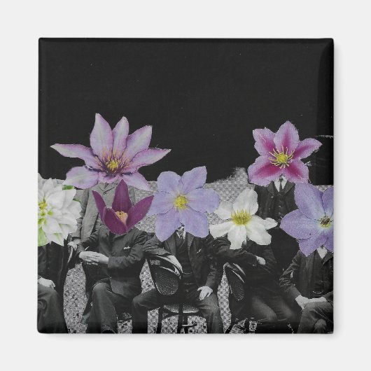 フラワーヘッドの宇宙 – マグネット (正面)