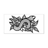 フラワーヘビ ラバースタンプ (インプリント)