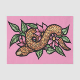 フラワーヘビ 薄葉紙