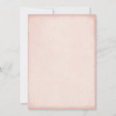 フラワーベイビーシャワー招待状 - フラワーパーティー 招待状 (裏面)