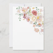 フラワーベイビーブランチ招待状 招待状 (裏面)