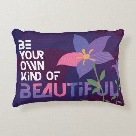 フラワーベクトル引用文 アクセントクッション