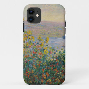 フラワーベッドアットヴェテウイ絵画ルズバイクロード・モネ iPhone 11 ケース