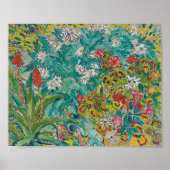 フラワーベッド | Louis Valtat ポスター (正面)