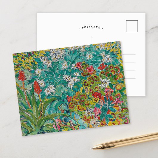 フラワーベッド | Louis Valtat ポストカード