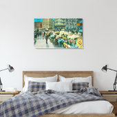 フラワーベンダー通りの表示 キャンバスプリント (インサイチュ (寝室))