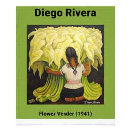 フラワーベンダー（1941年）by Diego Rivera フォトプリント