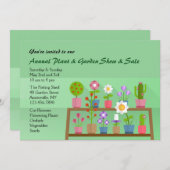 フラワーベンチ招待状 招待状 (正面/裏面)