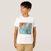フラワーペインティング Tシャツ (正面フル)