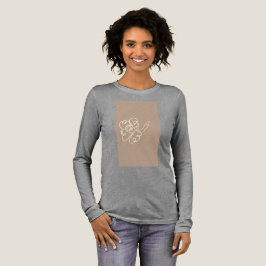 フラワーペイントTシャツ トライブレンドTシャツ