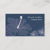 フラワーペタルデザイン、フローラ 名刺 (正面)