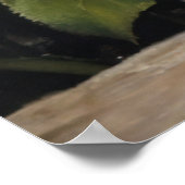 フラワーペットのラグドールお洒落猫 ポスター (角)