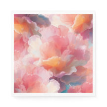 フラワーペーパーナプキン