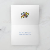 フラワーホース誕生日カード カード (内部)