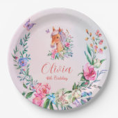 フラワーホースB1 ペーパープレート (正面)