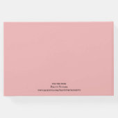 フラワーボウ フレーム ヴィンテージ ピンク ゲストブック (裏面)