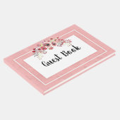 フラワーボウ フレーム ヴィンテージ ピンク ゲストブック (コーナー)