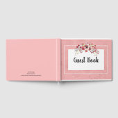 フラワーボウ フレーム ヴィンテージ ピンク ゲストブック (全面)