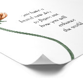 フラワーボスレディーのモチベーションを高める名言ポスター ポスター (角)