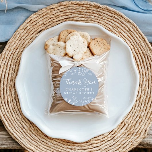 フラワーボタニカルブライダルシャワー ラウンドシール