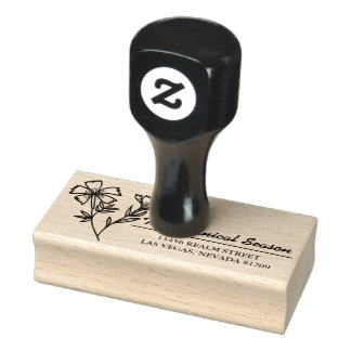 フラワーボタニカ ラバースタンプ