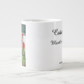 フラワーボックスゲラニウムズ – Martha's Vineヤード ジャンボコーヒーマグカップ (正面)