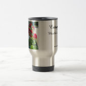 フラワーボックスゲラニウムズ – Martha's Vineヤード トラベルマグ (中央)