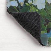 フラワーボックスゲラニウムズ – Martha's Vineヤード マウスパッド (コーナー)