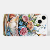 フラワーボホスタイルのスマホケース Case-Mate iPhoneケース (裏面 (横))