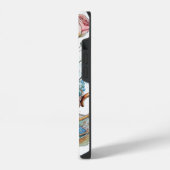 フラワーボホスタイルのスマホケース iPhoneケース (左側面)