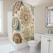 フラワーボホーシャワーカーテン シャワーカーテン (インサイチュ)