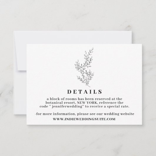 フラワーボー澄んホ結婚の詳細秋 招待状 (正面)