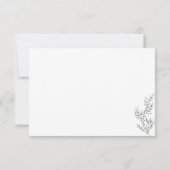 フラワーボー澄んホ結婚の詳細秋 招待状 (裏面)