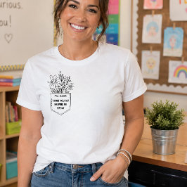フラワーポケットの「ありがとう、成長の助けに」 Tシャツ
