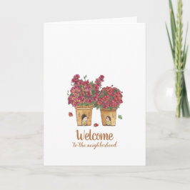 フラワーポットズウェルカム  カード