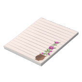 フラワーポットメモ帳 ノートパッド (回転)