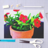 フラワーポット 薄葉紙 (クラフト)