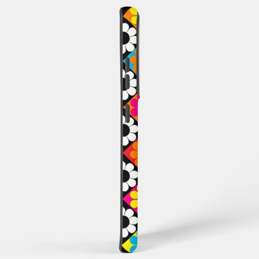 フラワーポップ・アートのパワースクウェア SAMSUNG GALAXYケース (右側面)