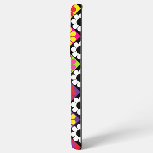 フラワーポップ・アートのパワースクウェア SAMSUNG GALAXYケース (左側面)